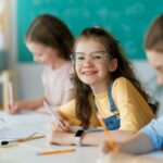 Children are learning in the class